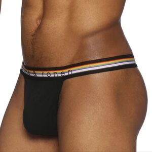 Parke & Ronen Men's Pride Edition Low Rise Thong Underwear New Size XL